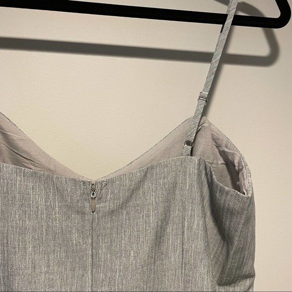Romeo and Juliet Couture Romper Spaghetti Strap Zipper Gray NWT Women's Large - Picture 13 of 13
